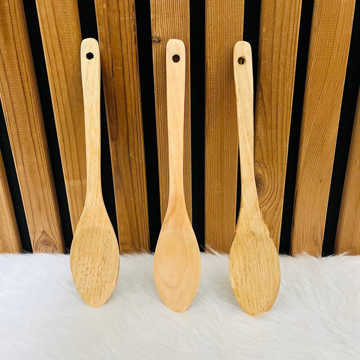 قاشق تخم مرغی چوبی